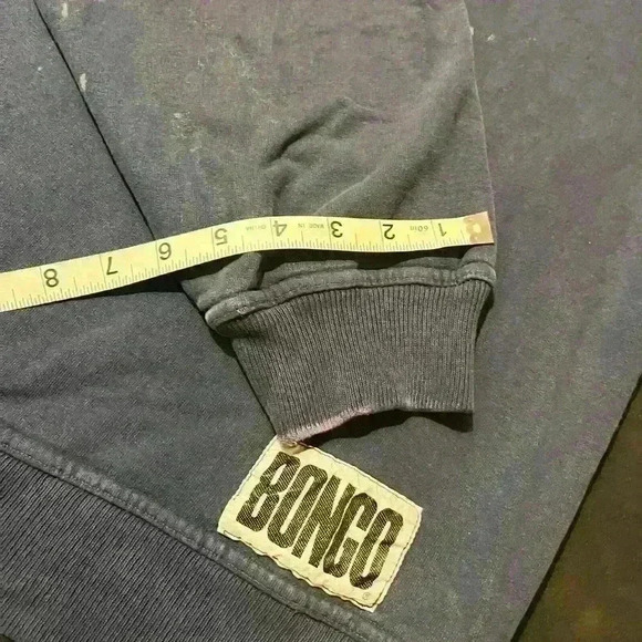 VTG 80s/90s BONGO Gene Montesano Thrashed Womens Sweatshirt Large USA Oversized - Picture 9 of 16